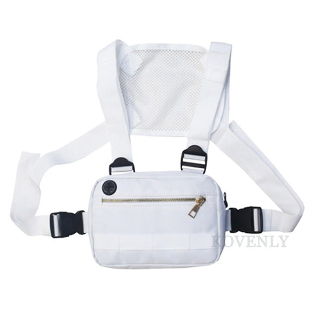 New Chest Rig Men Bag Casual Function Outdoor Style Chest Bag Small Tactical Vest Bags Streetwear For Male Waist Bags Kanye
