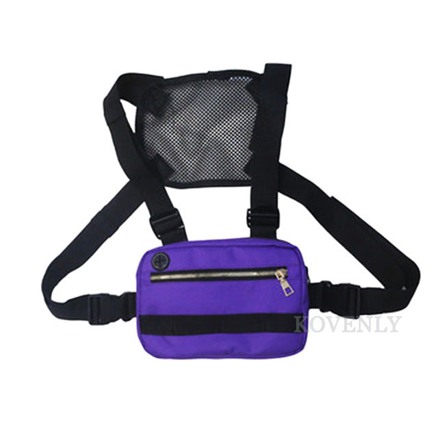 New Chest Rig Men Bag Casual Function Outdoor Style Chest Bag Small Tactical Vest Bags Streetwear For Male Waist Bags Kanye